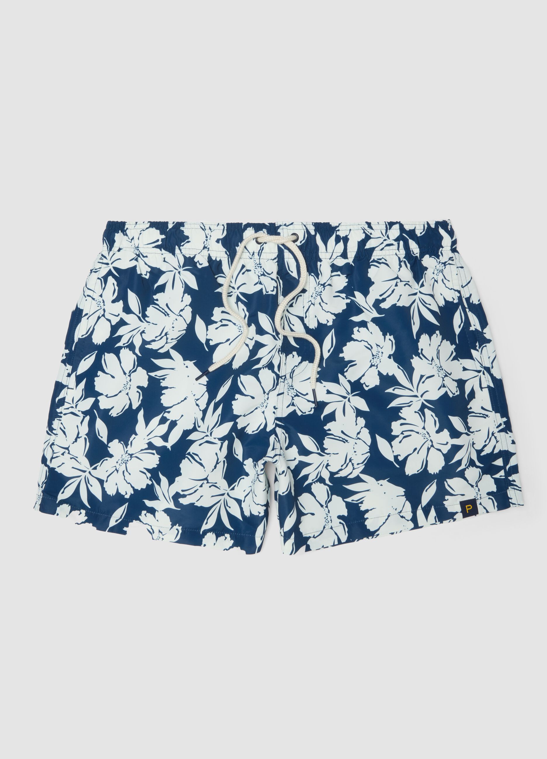 Multicolour floral print swim shorts