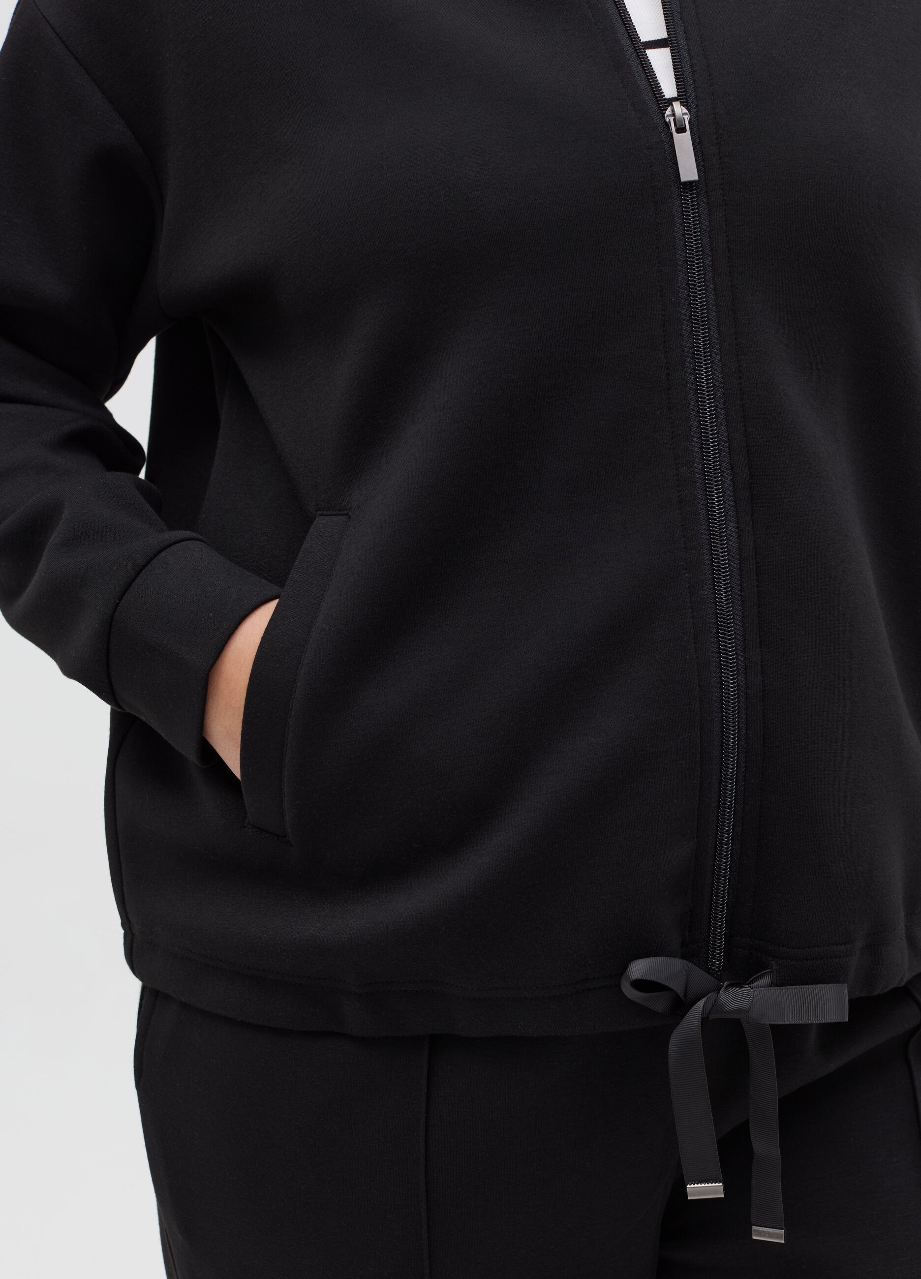 Curvy full-zip with hood