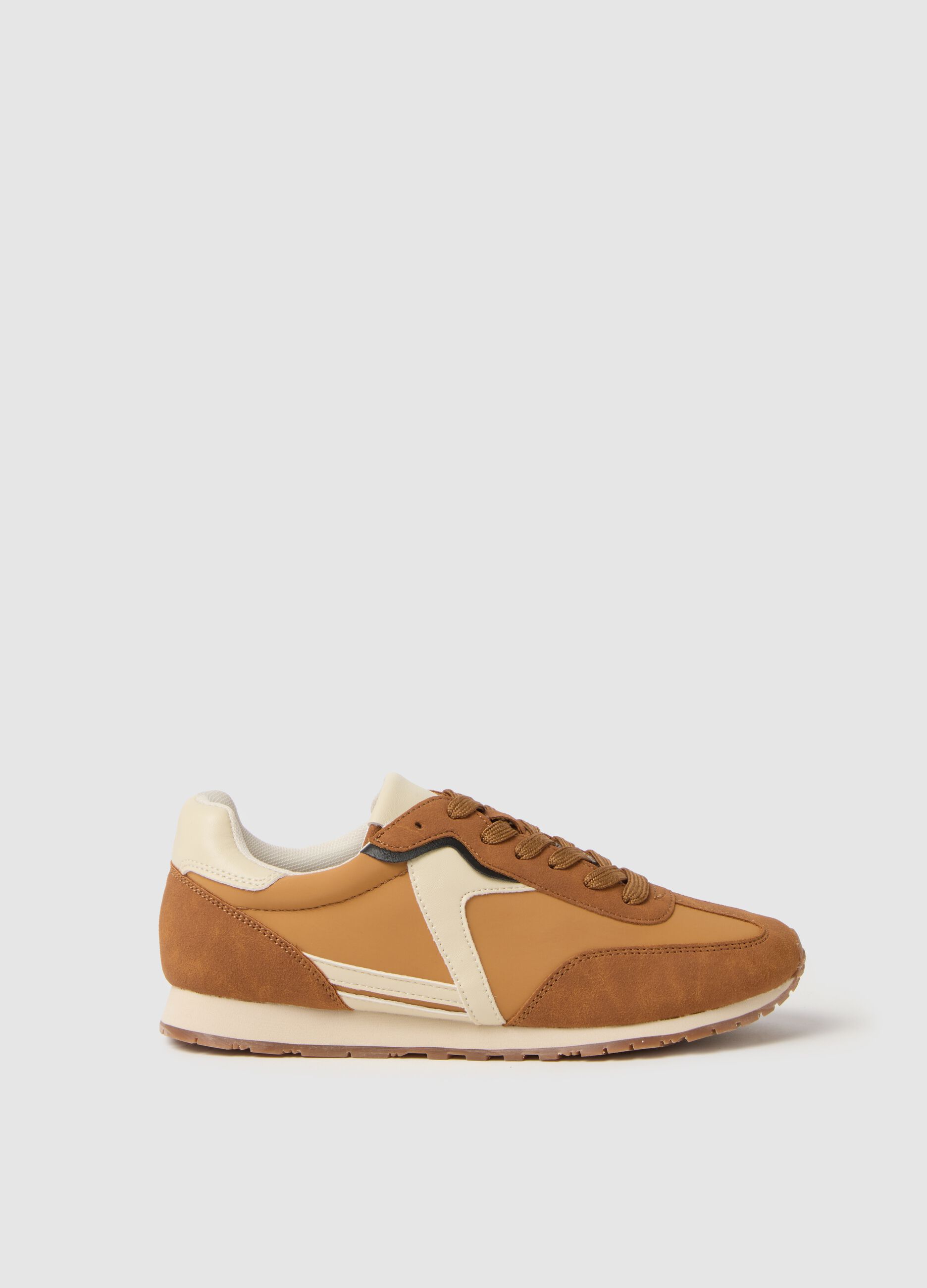 Brown Sporty Sneakers
