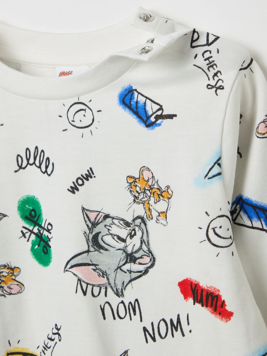 Pigiama in cotone stampa Tom & Jerry _2