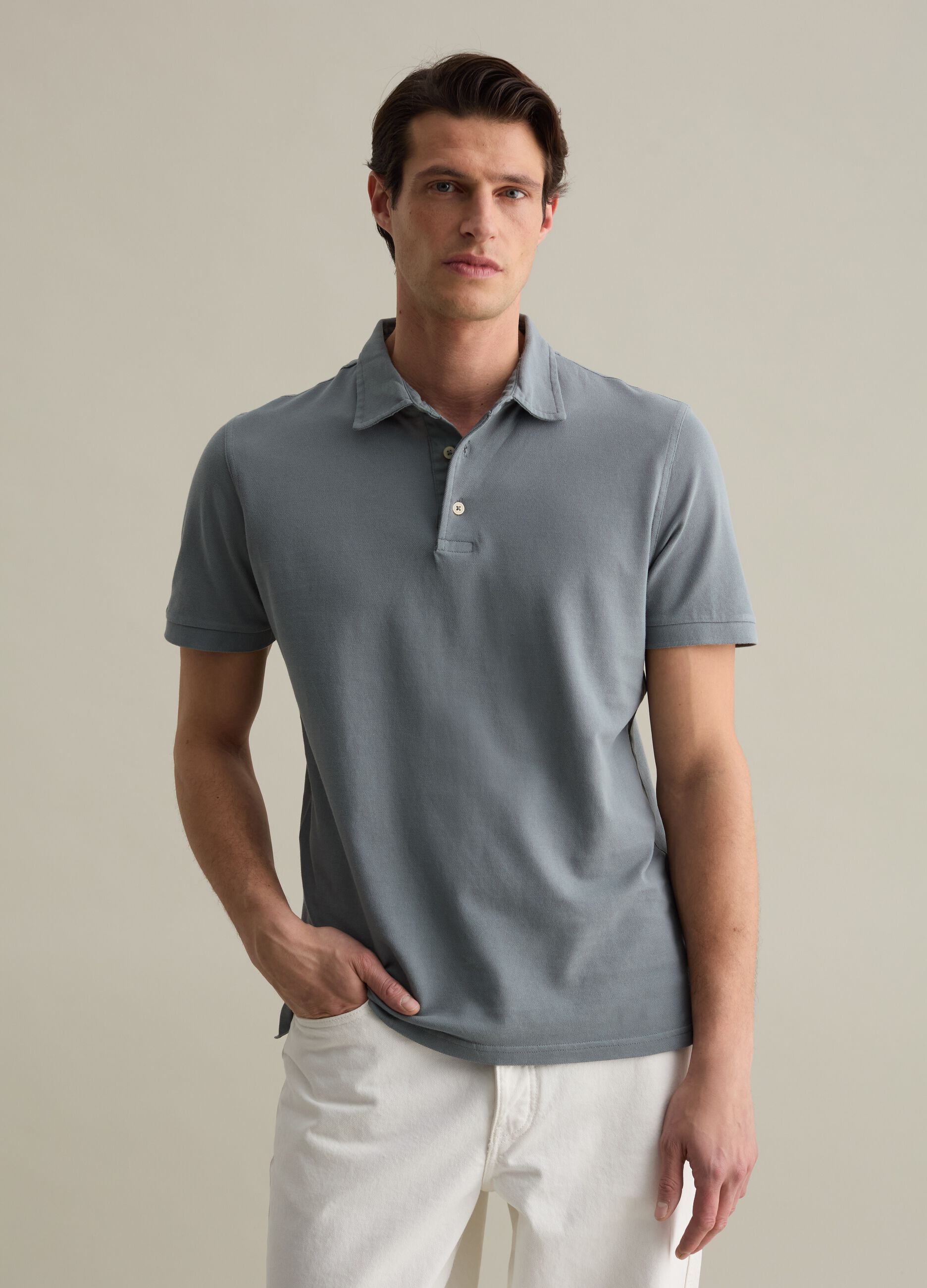 Polo in piquet di cotone