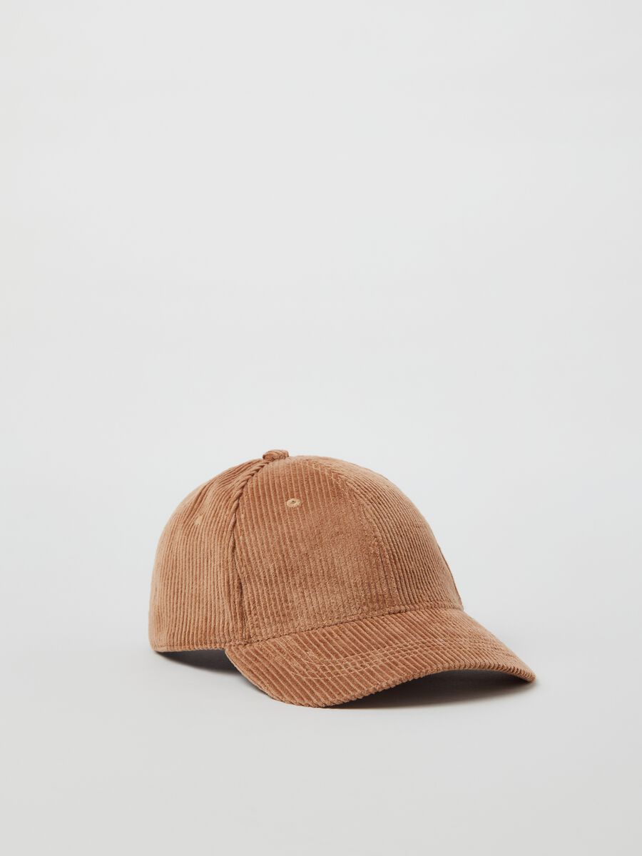 Cappello da baseball in corduroy_0