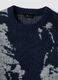 Blue stretch wool crew-neck jumper_1