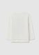 White pure cotton child's T-shirt regular fit_1