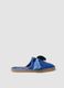 Blue mules with tassels_0
