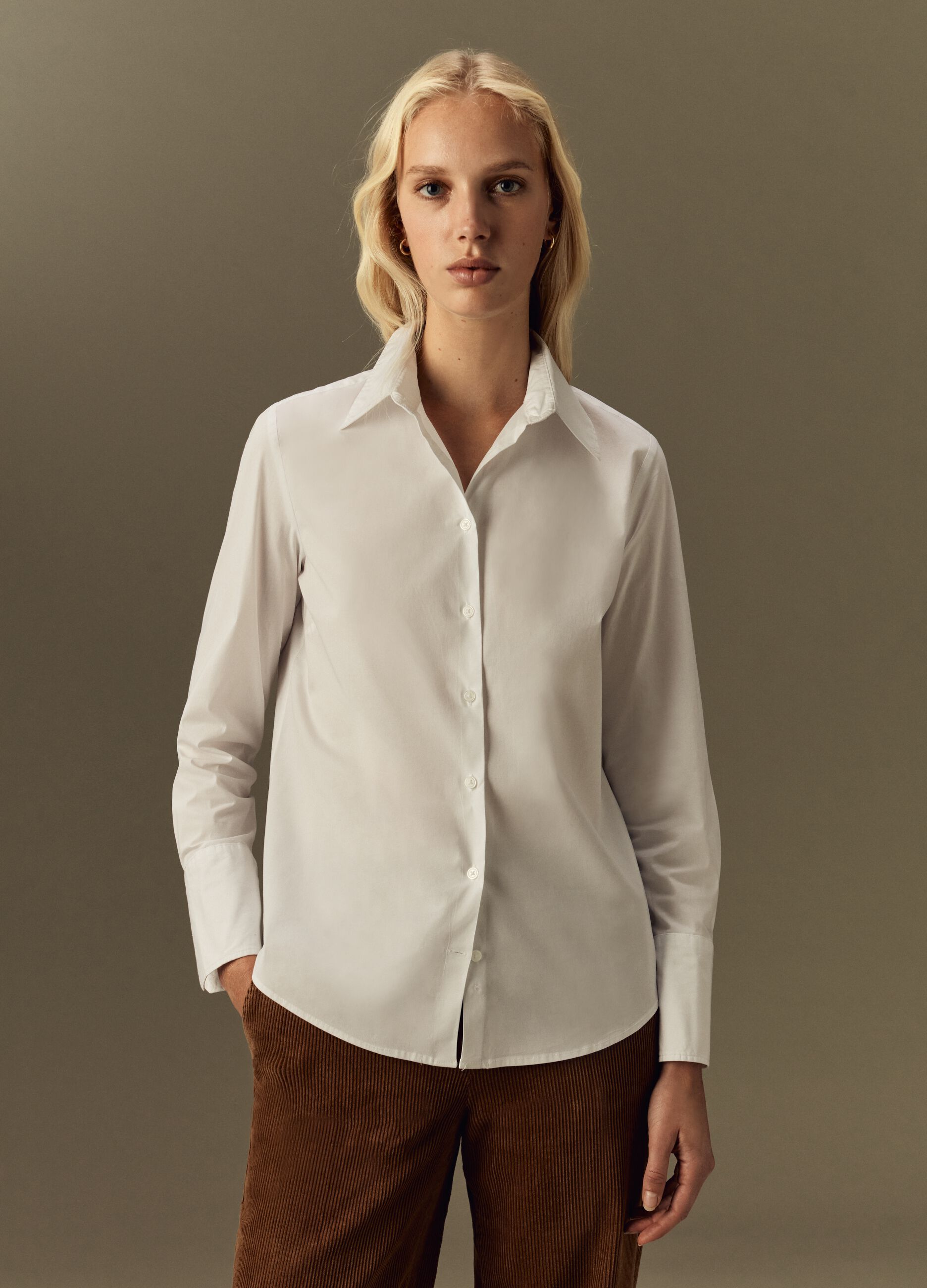 Camicia in cotone stretch_1