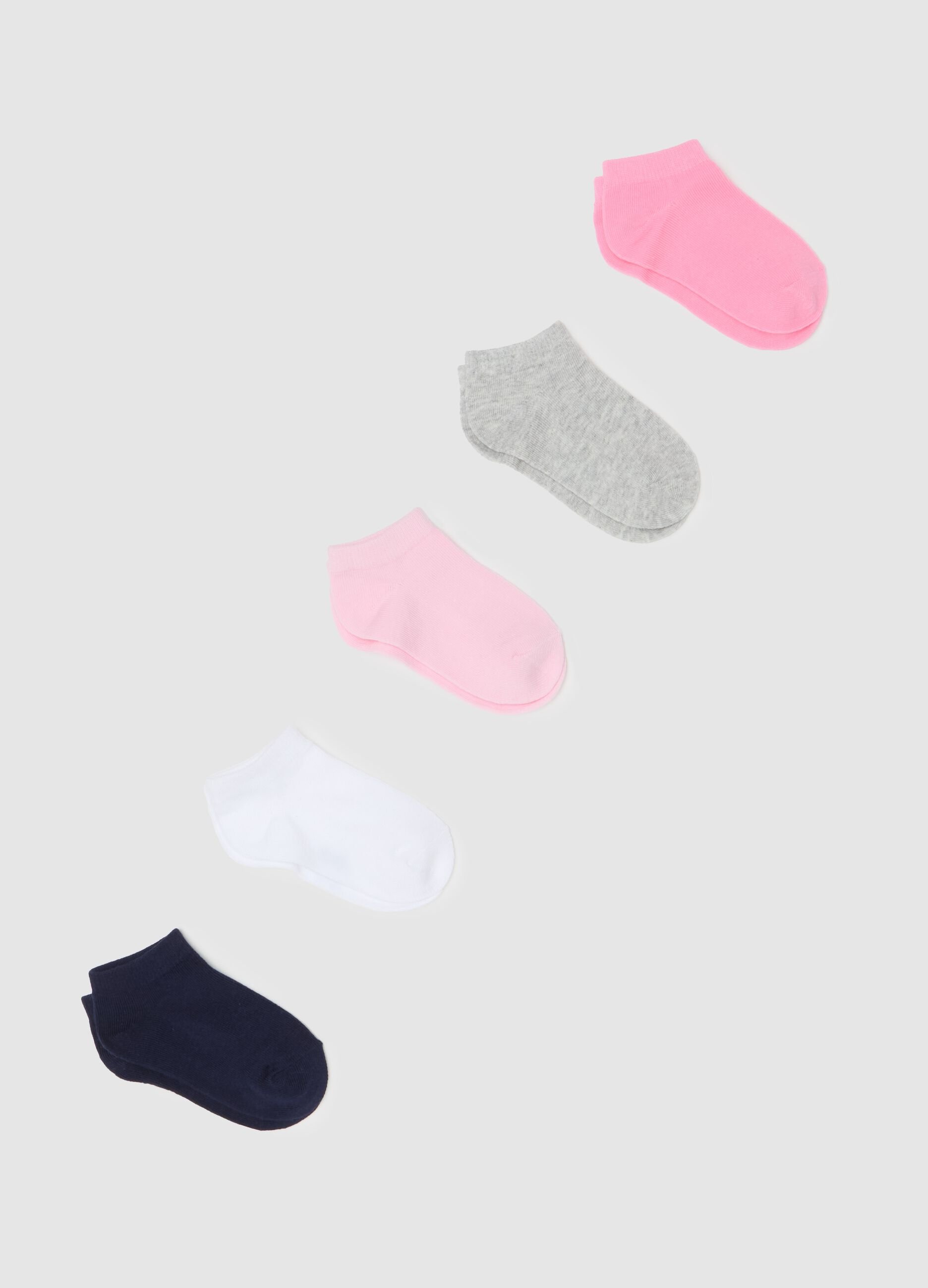 Five-pair pack stretch shoe liners
