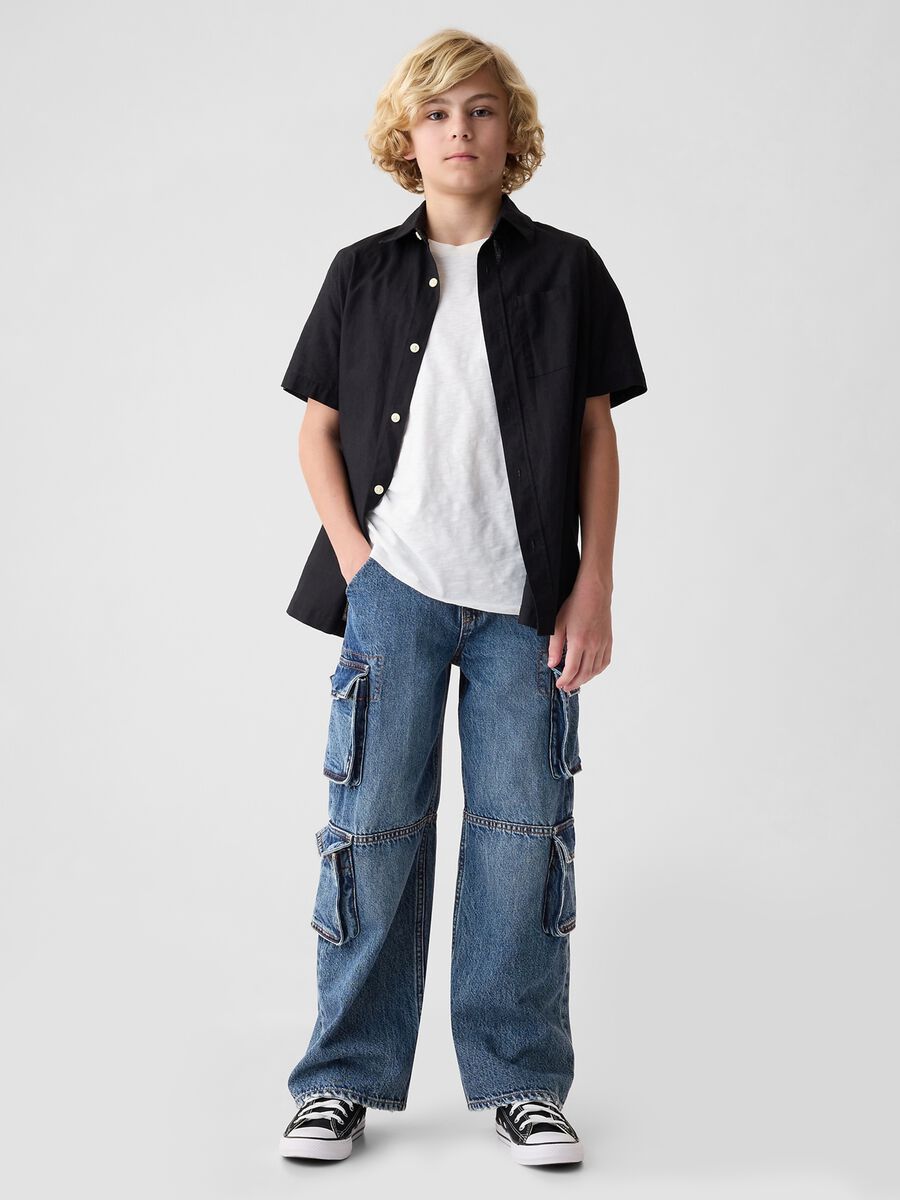Baggy-fit jeans with pockets_0