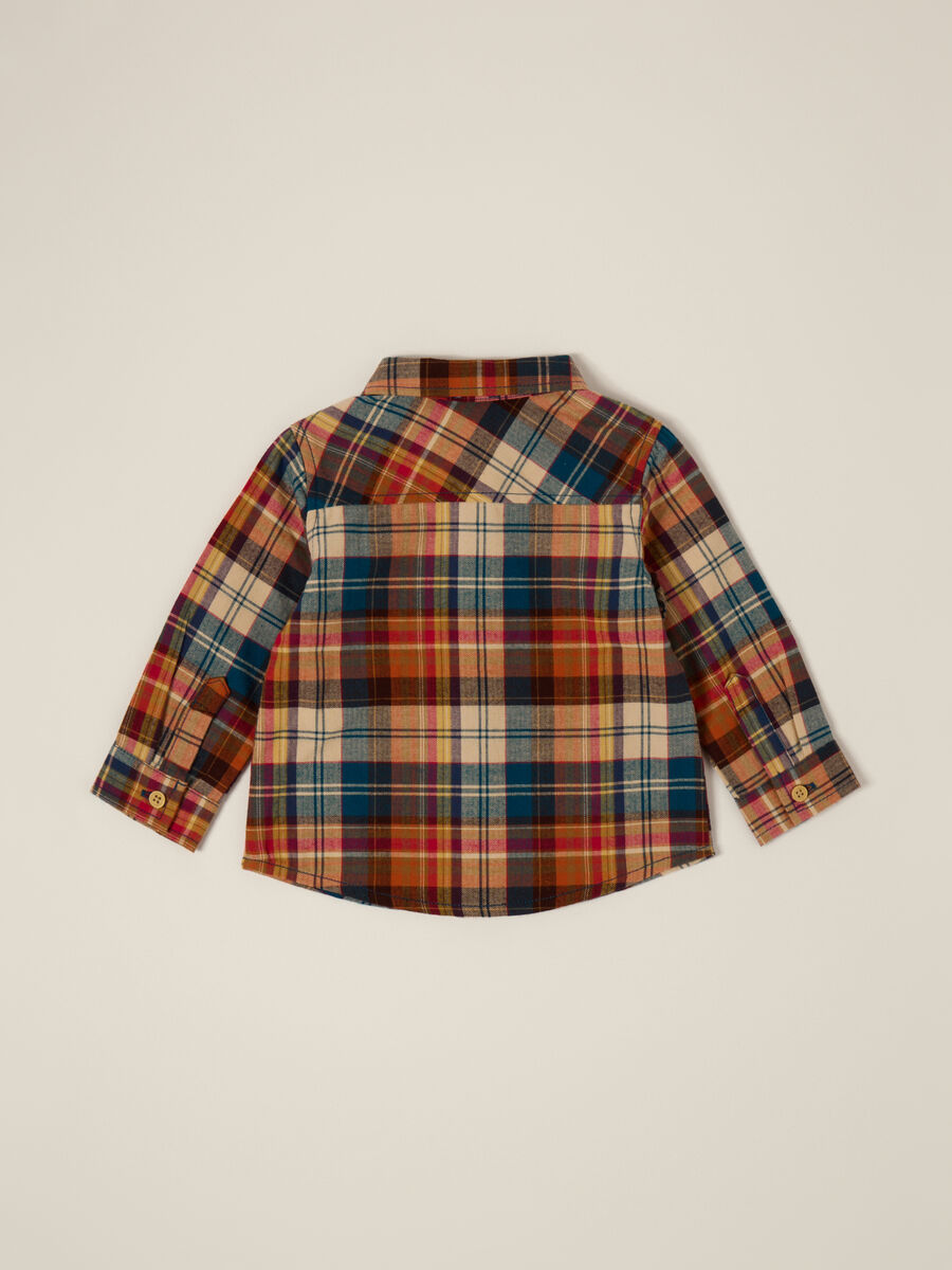 Multicolour Check Flannel Shirt_1