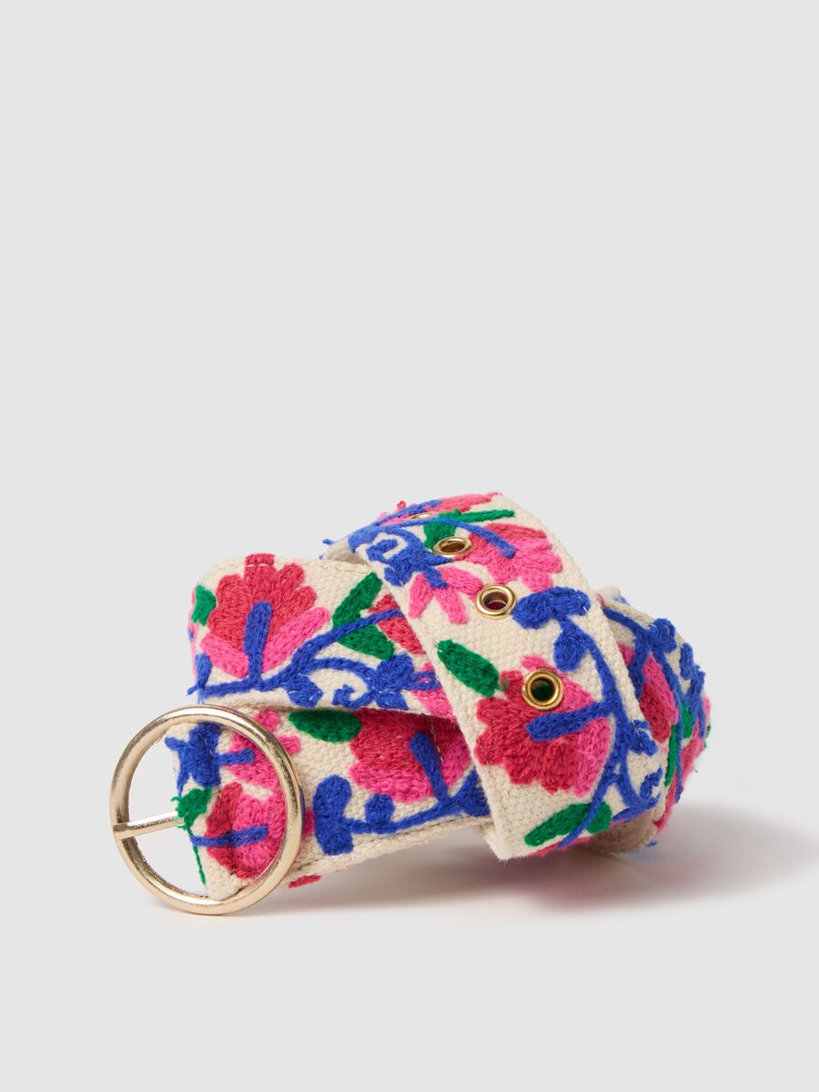 Belt with floral embroidery_2