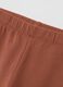 Girls' Stretch Cotton Brown Slim Fit Leggings_2