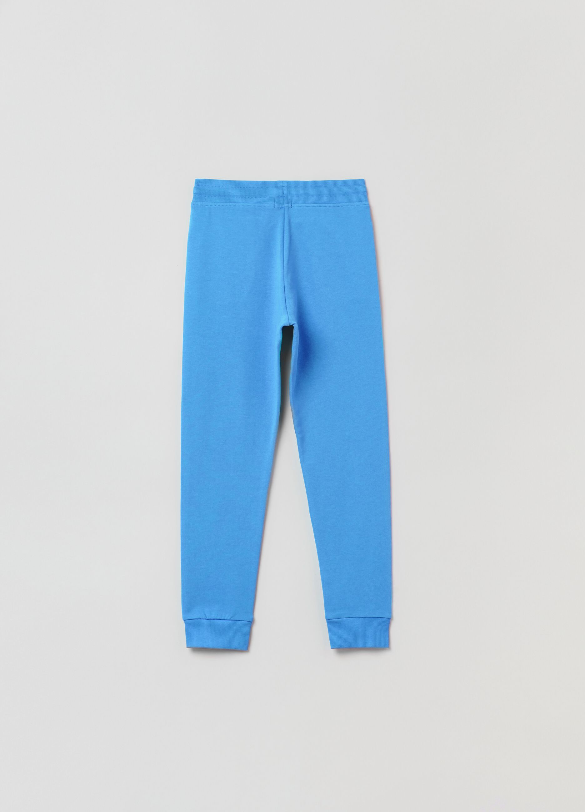 French terry joggers with drawstring