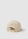 Regular fit beige pure cotton baseball cap_1