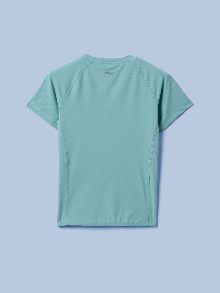 T-shirt tecnica ALTAVIA SAILING verde in tessuto elasticizzato_5