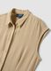 Beige viscose and linen-blend shirt dress, regular fit_6