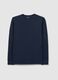 Blue long sleeve T-shirt regular fit_4