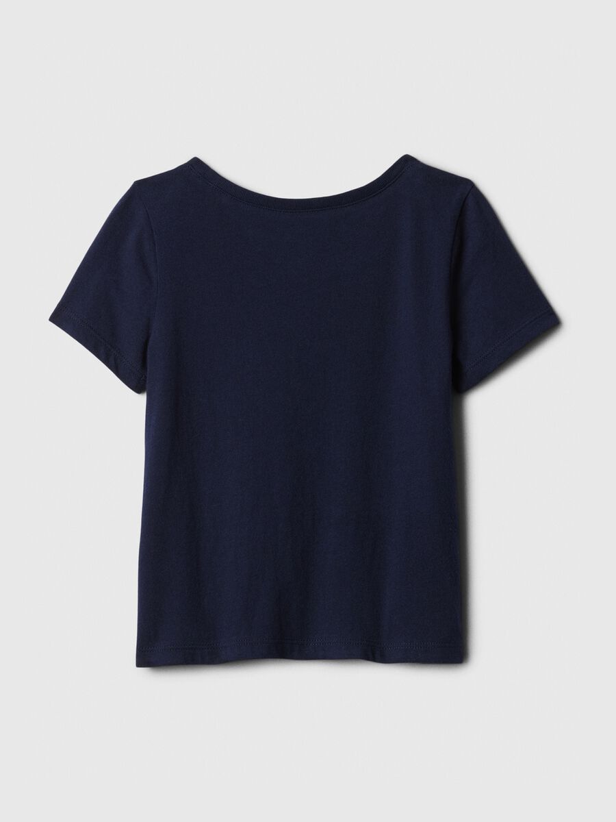 T-shirt a maniche corte in cotone con logo GAP_1