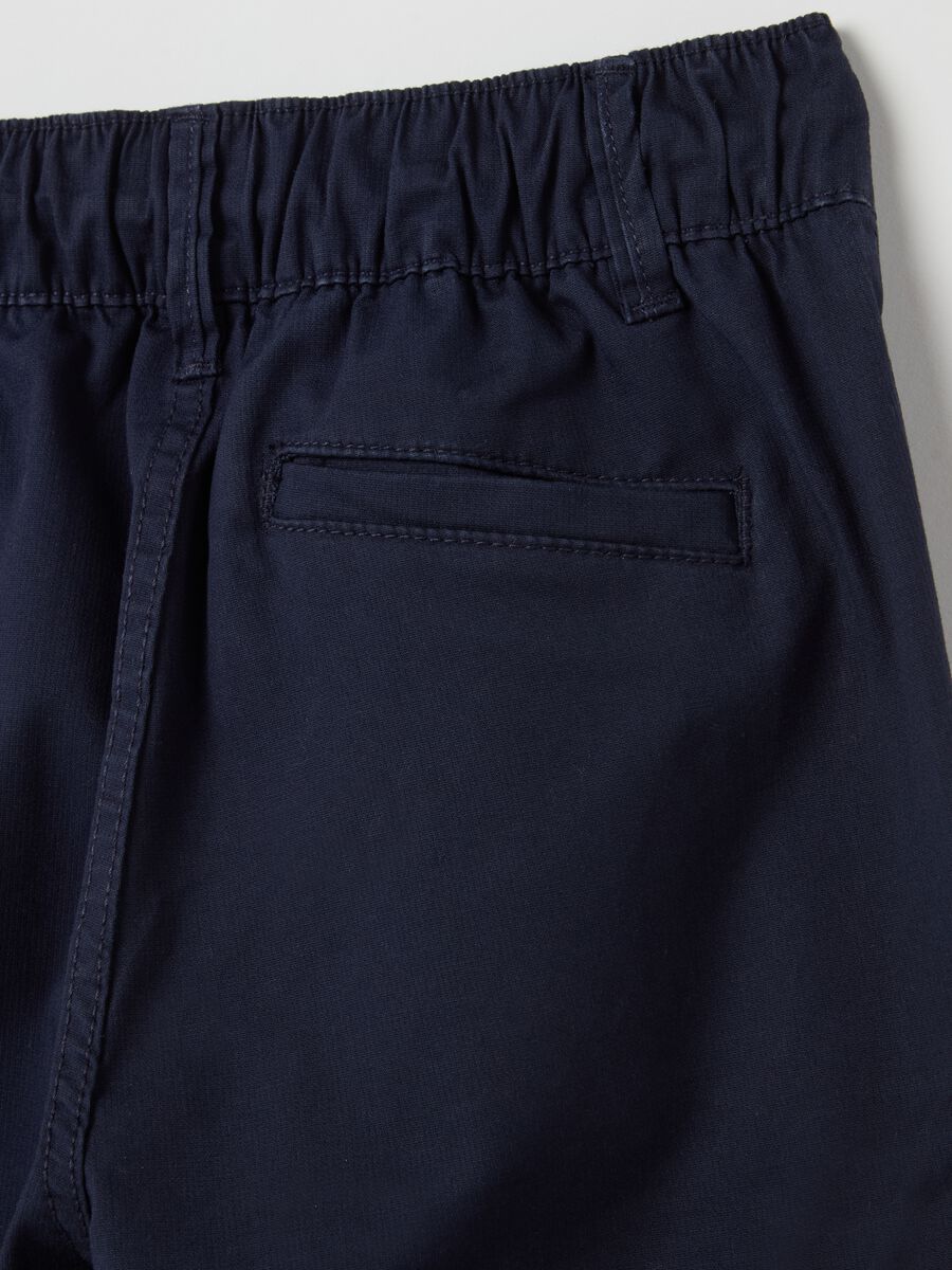 Cargo joggers with drawstring_3