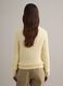 Yellow pure cotton regular fit cable knit jumper_3