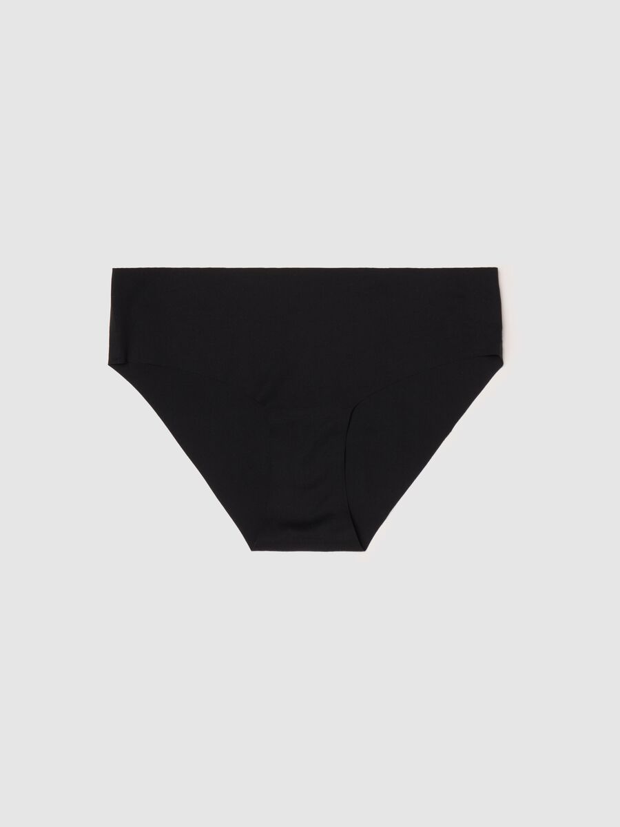 High-rise briefs in stretch microfibre_0