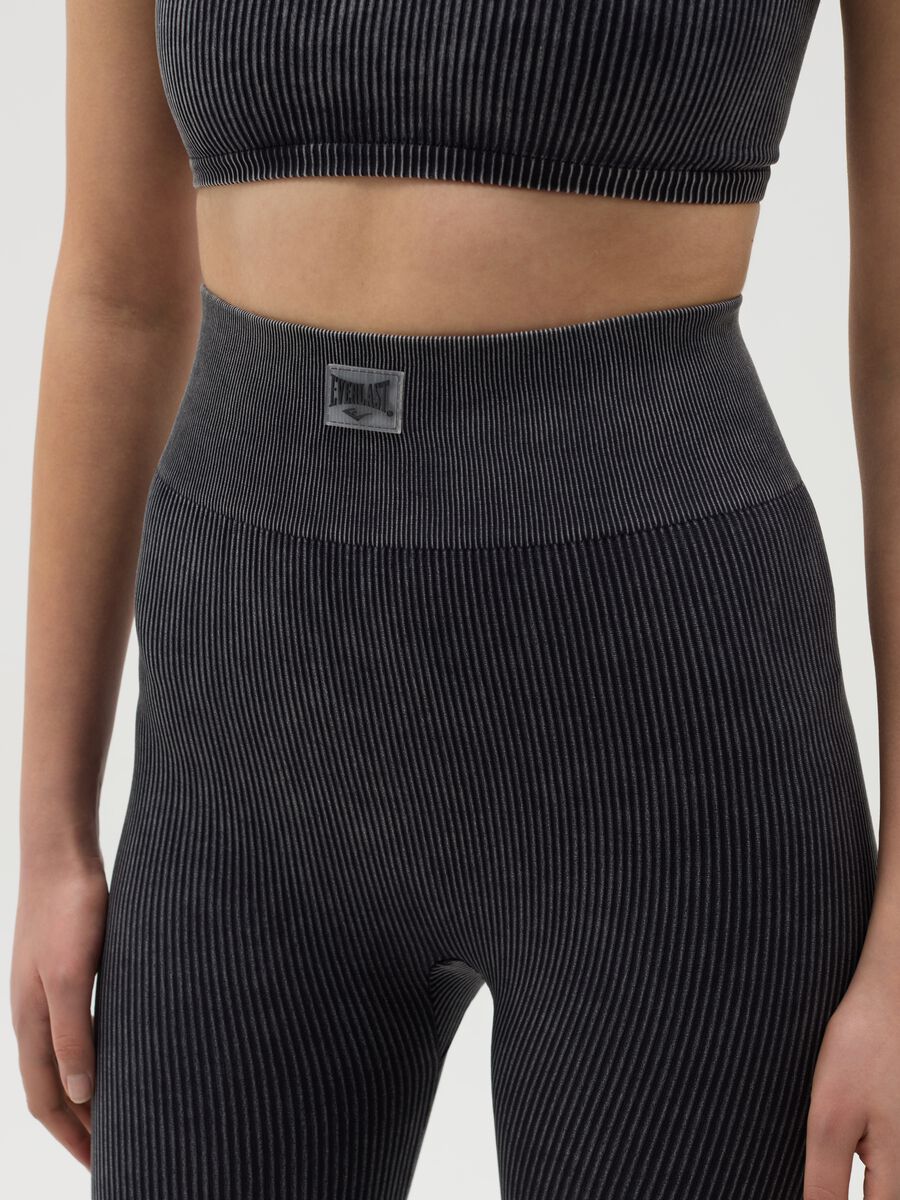 Stretch ribbed leggings_3