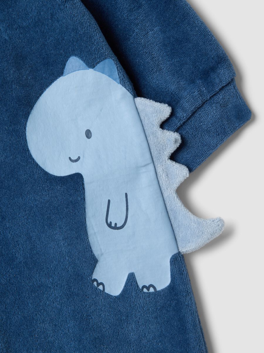 Bipack tutine multicolor in misto cotone con fantasia dinosauri per neonato_2