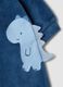2-pack of multicolour dinosaur print cotton-blend sleepsuits for baby_2