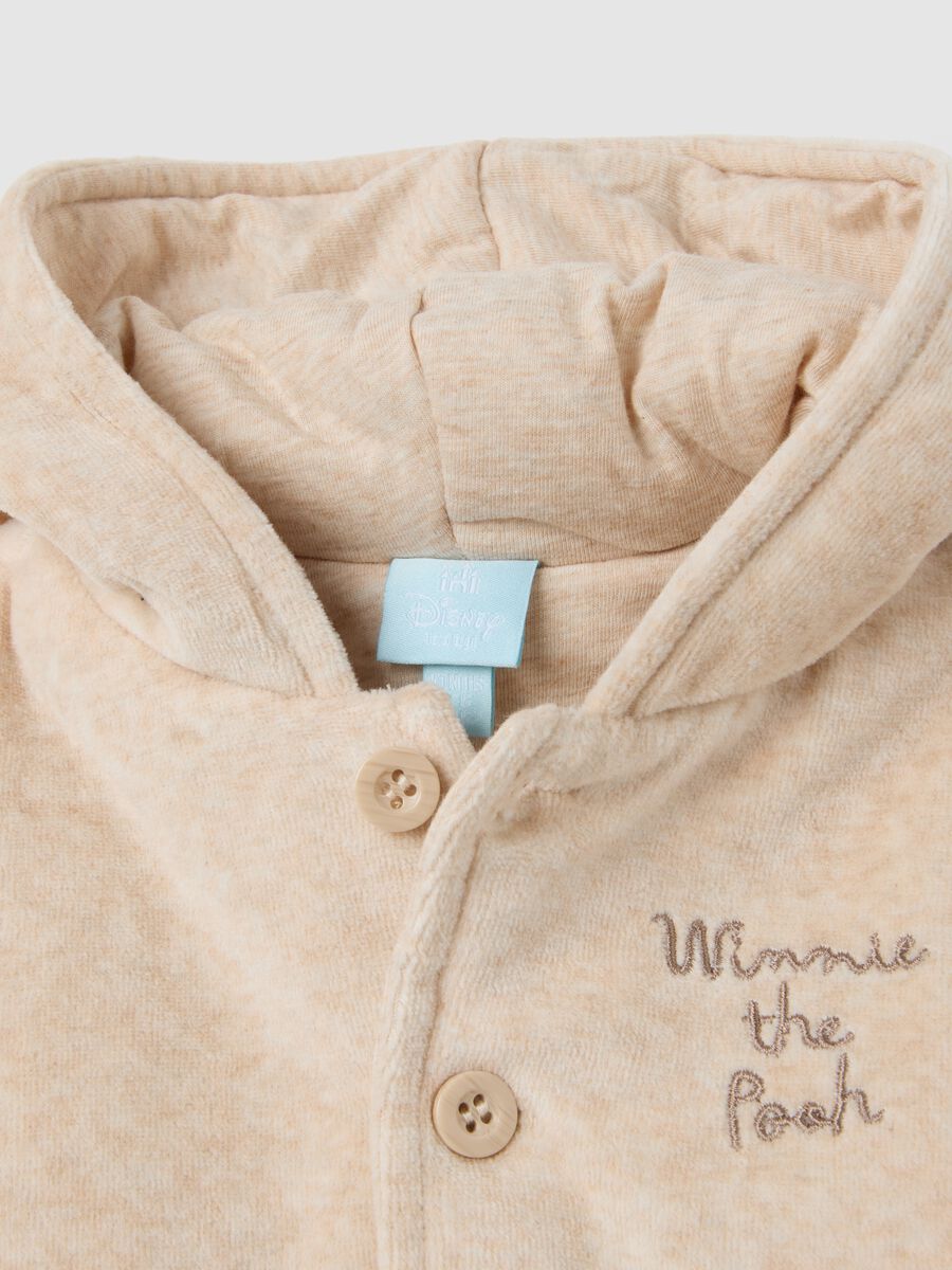 Baby padded jacket in beige cotton blend regular fit_2