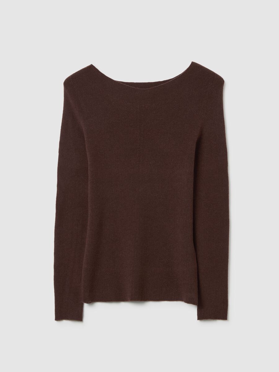 Maglione marrone regular fit_4