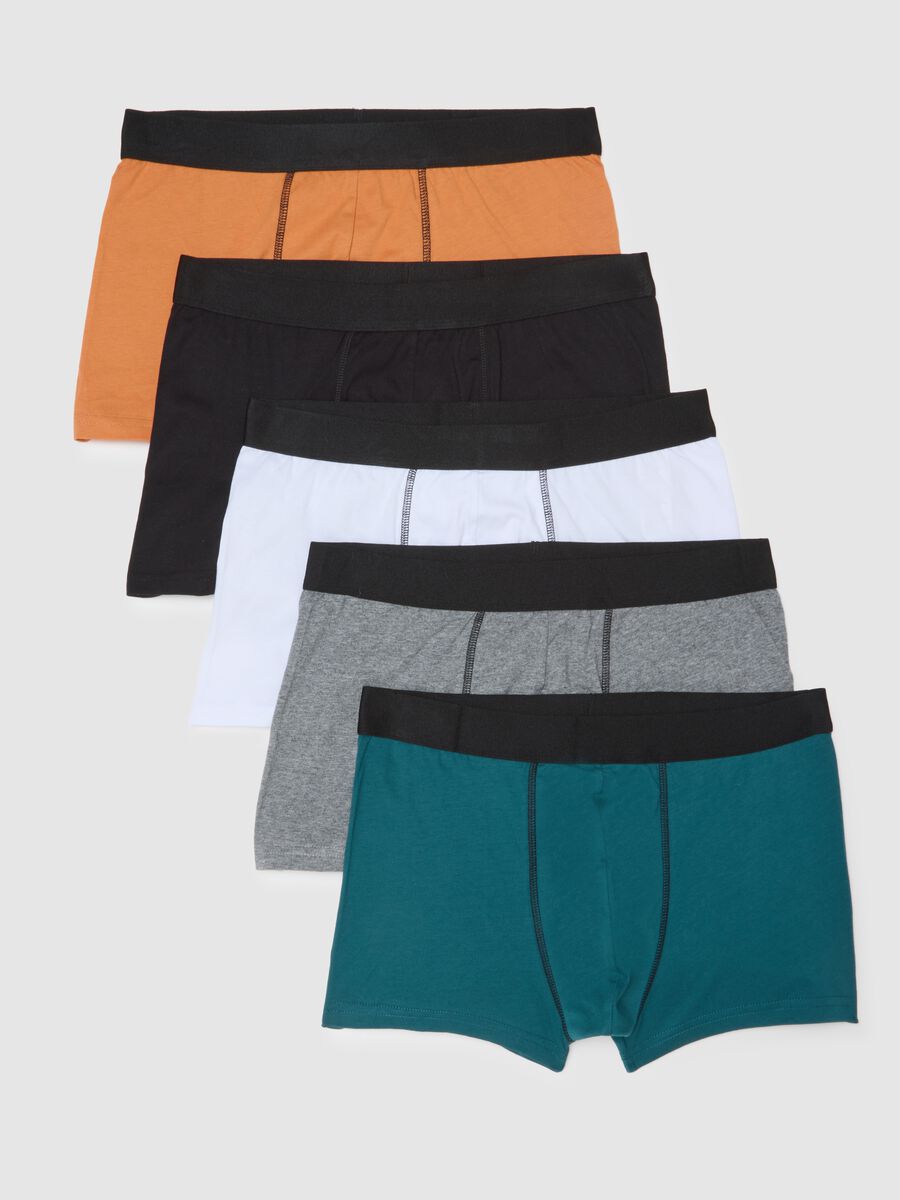 Blue Pure Cotton Boxer Set Regular Fit_4