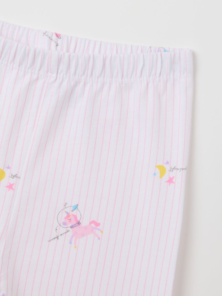 Baby girl's multicolour regular fit pure cotton pyjamas_2