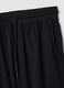 Black organic cotton pyjama shorts_5