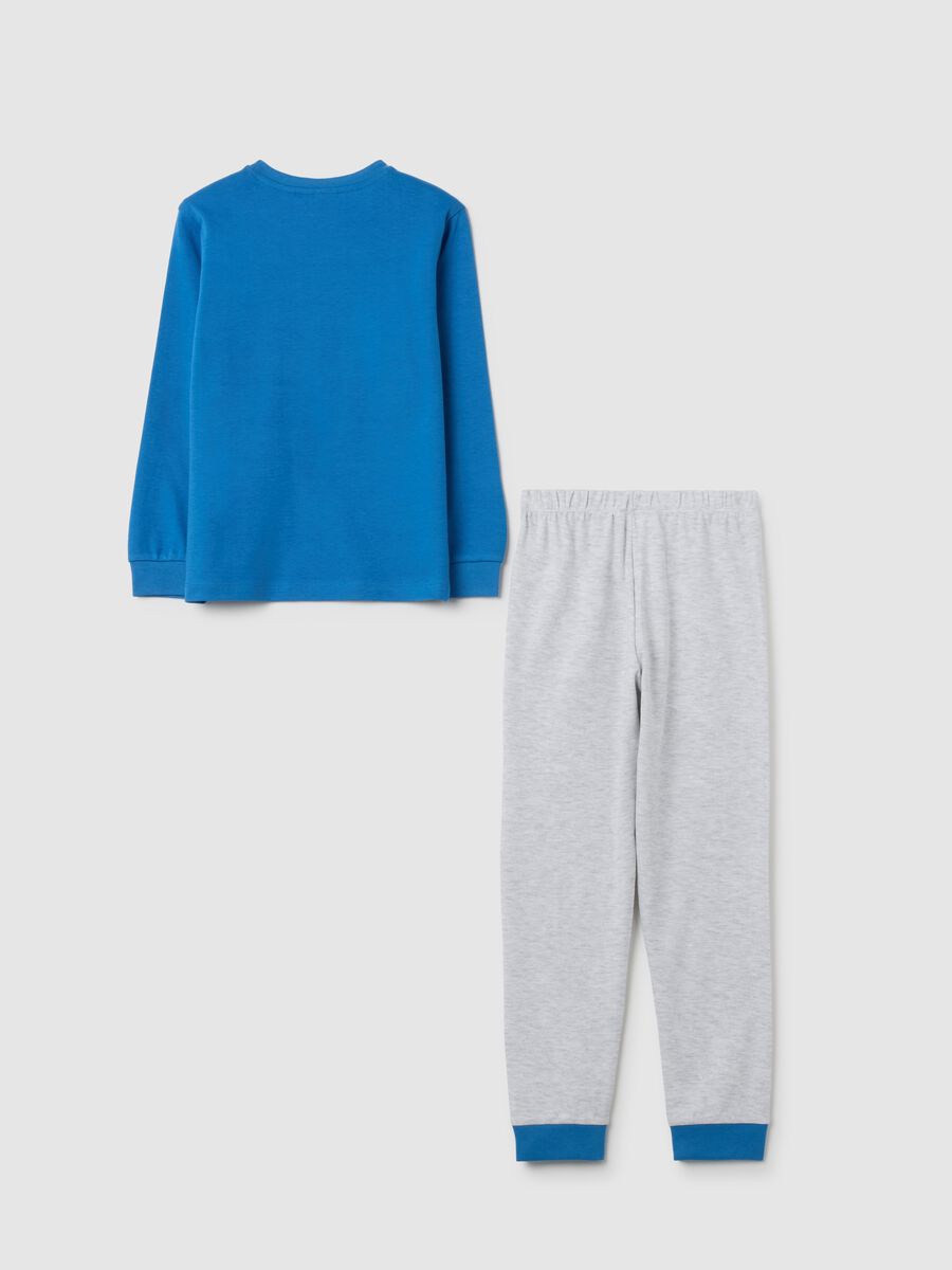 Children's multi-colour pure cotton pyjamas with print_1