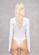 Scoop-Neck Bodysuit in White_4