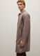 Brown trench coat with side pockets and zip_0