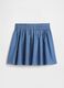 Blue Cotton Skirt_1