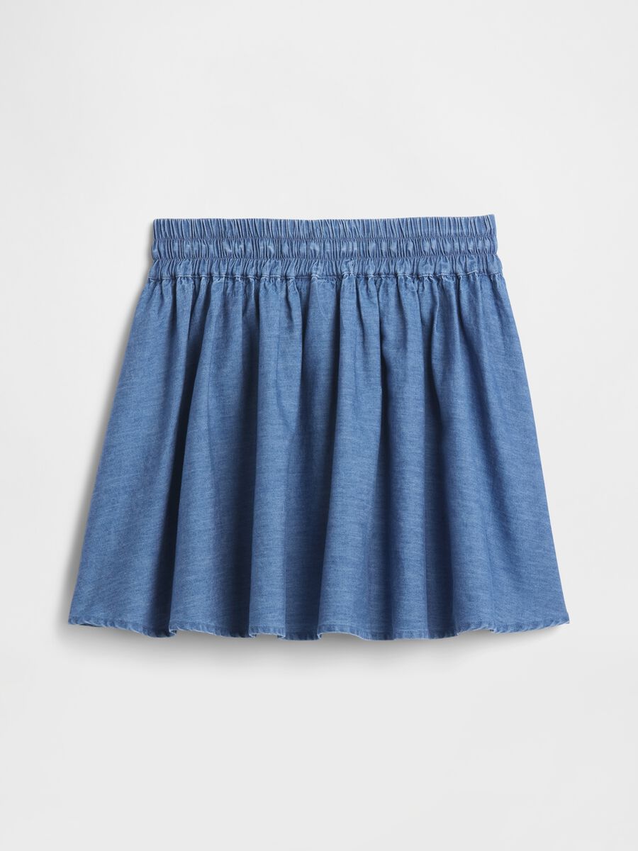 Gonna blu in cotone_1