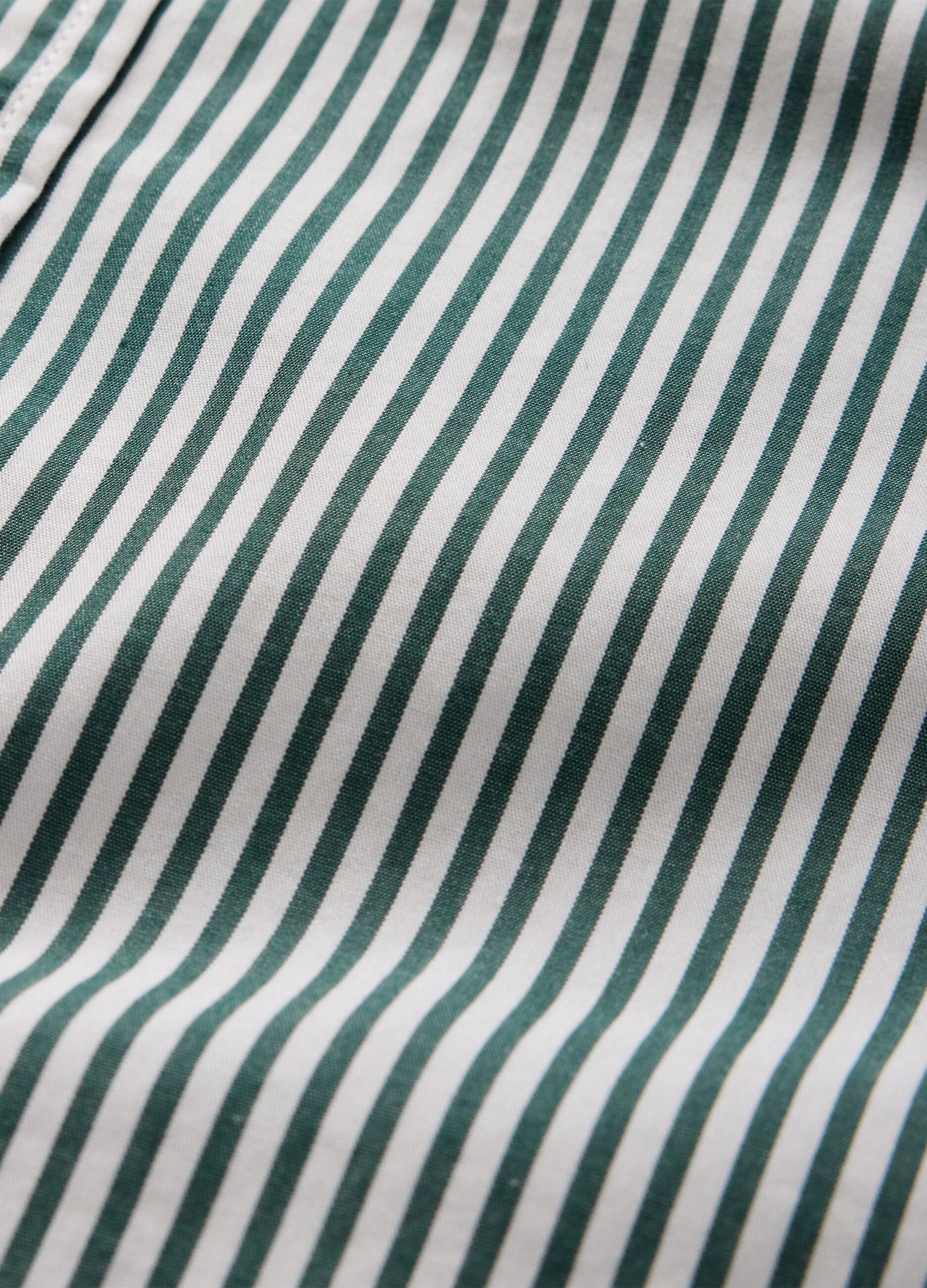 Camicia a righe verdi e bianche GAP