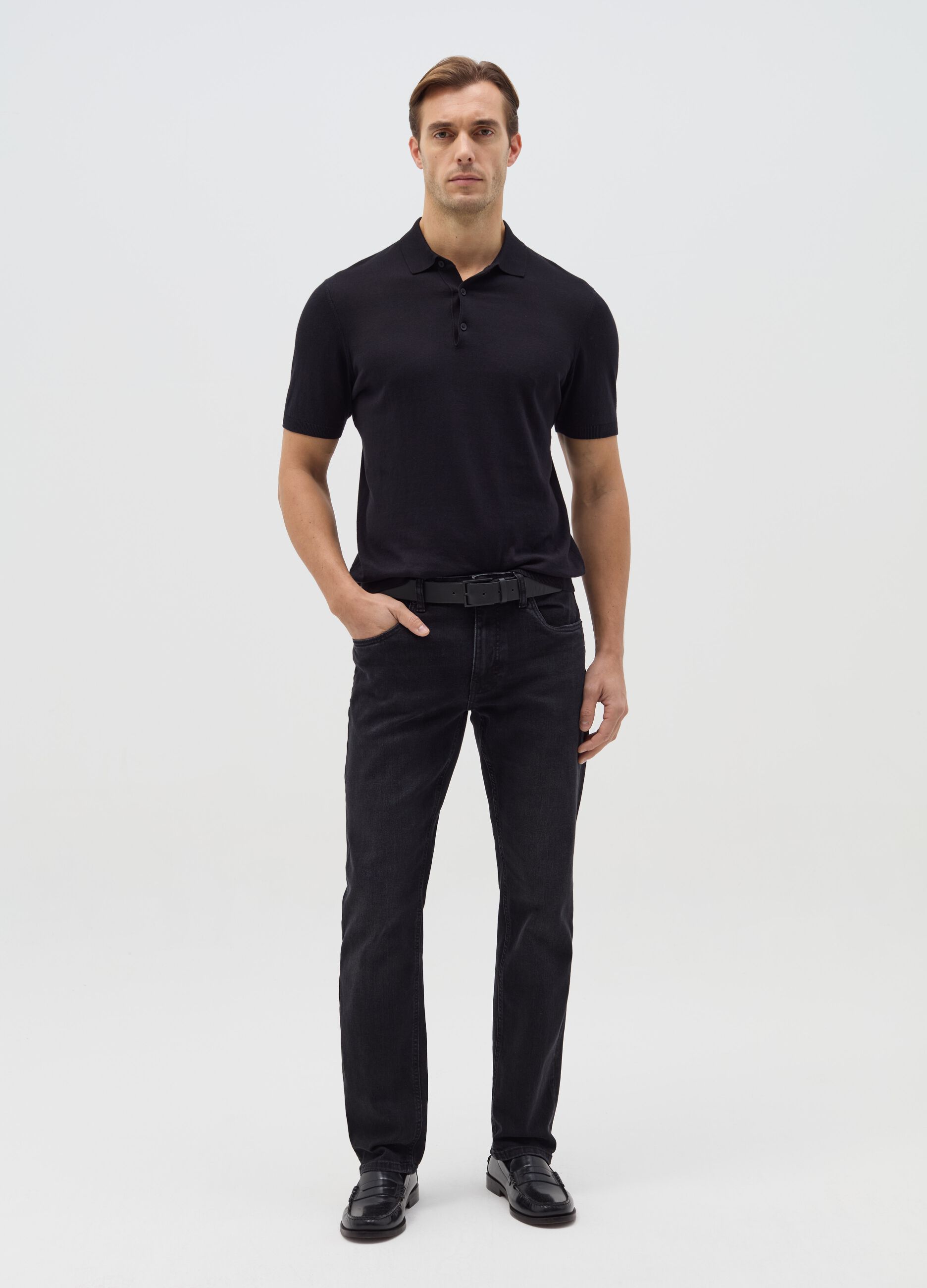 Comfort-fit stretch jeans