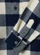 Blue and white checked pure cotton shirt_3