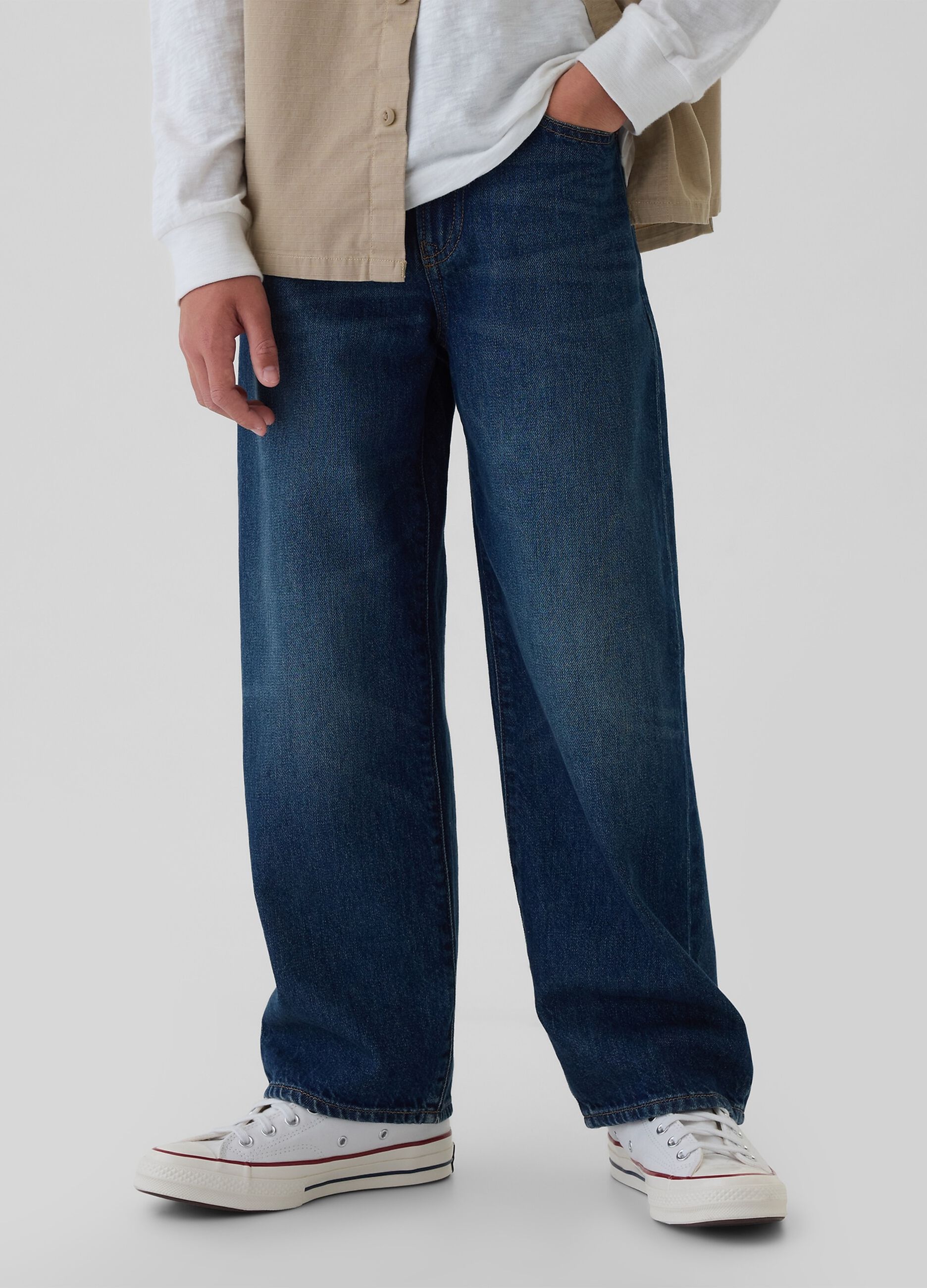 Baggy-fit jeans with five pockets