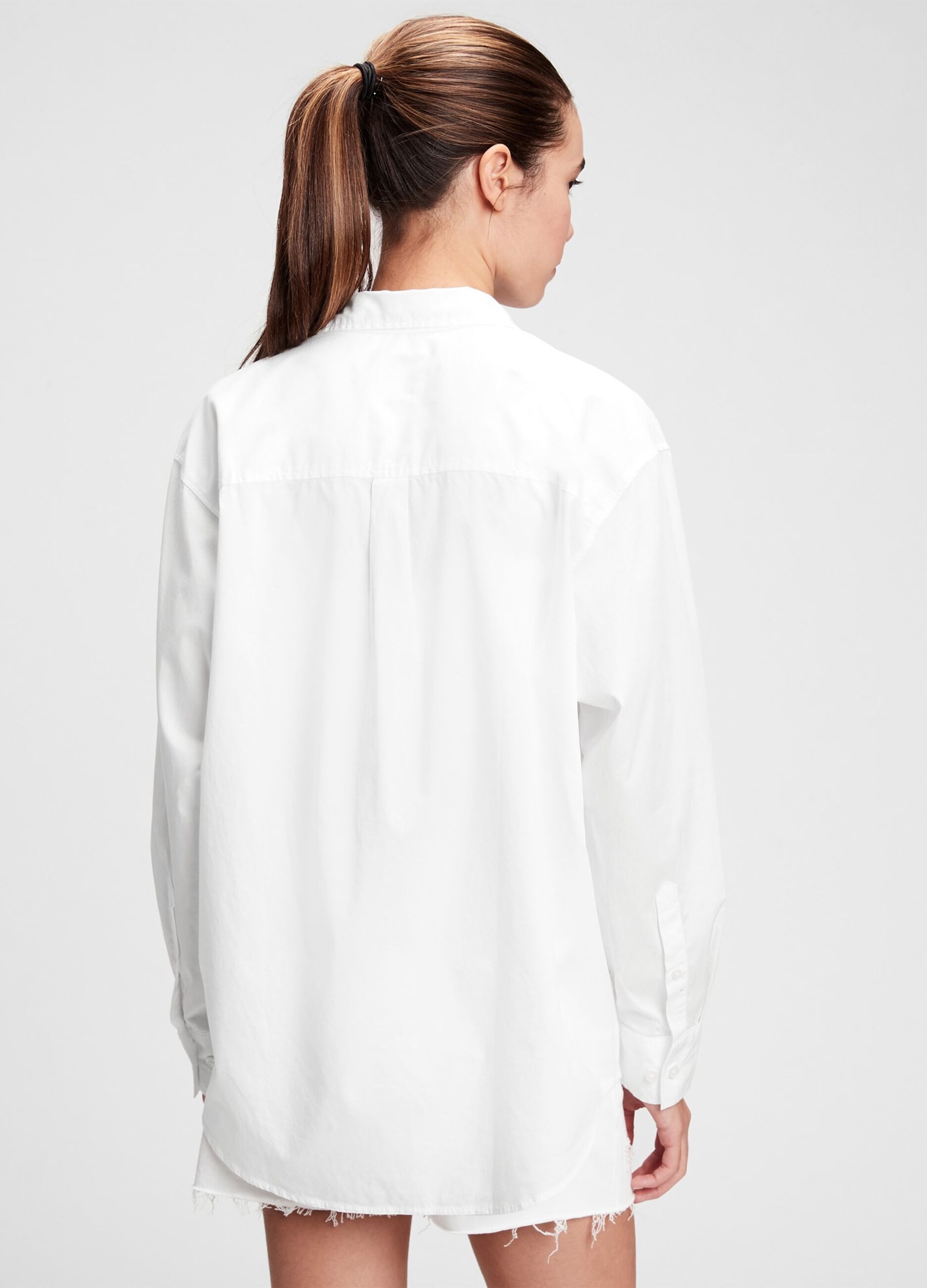 Camicia oversize in cotone