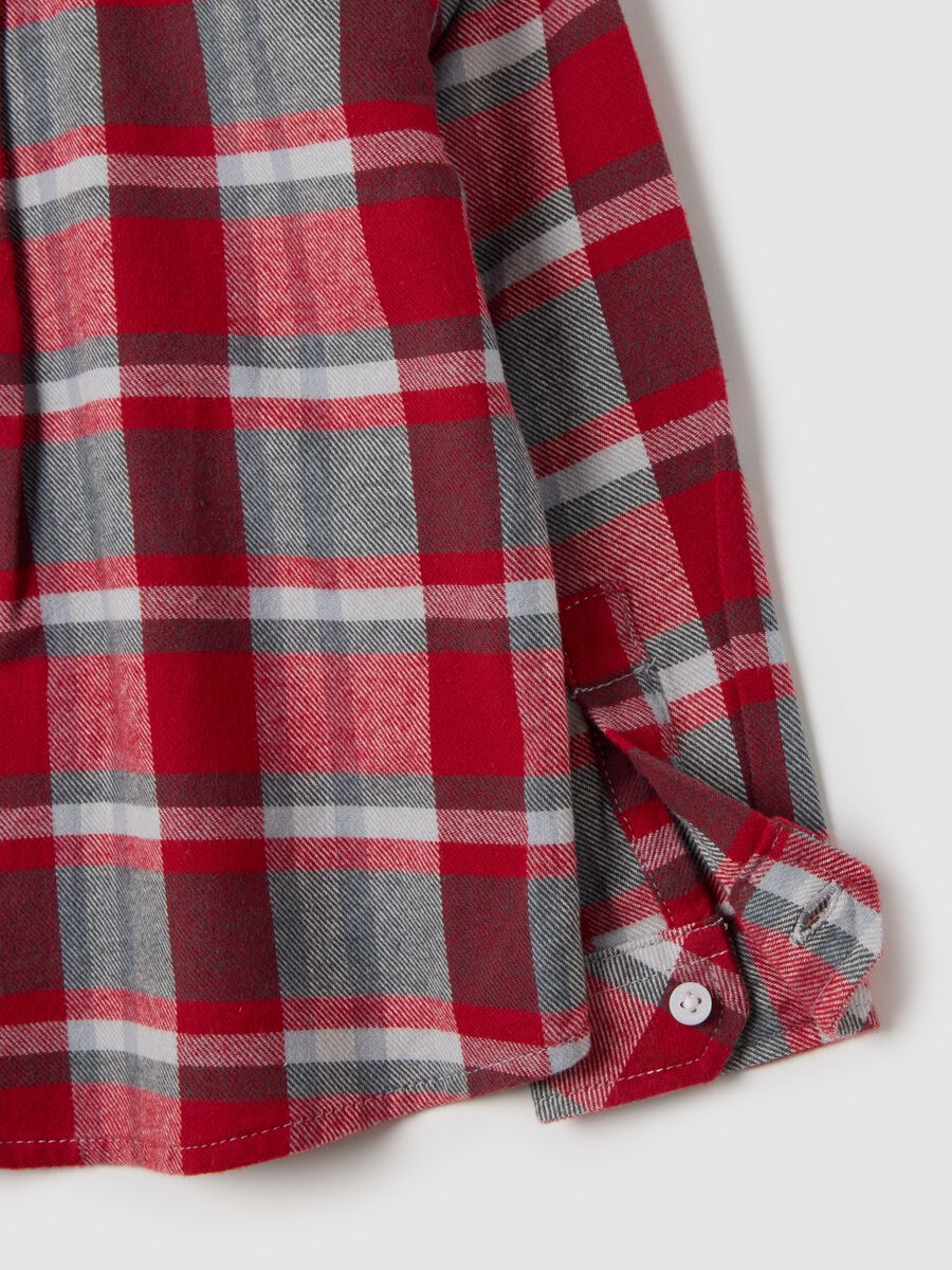 Regular fit multicolour pure cotton children's shirt_3