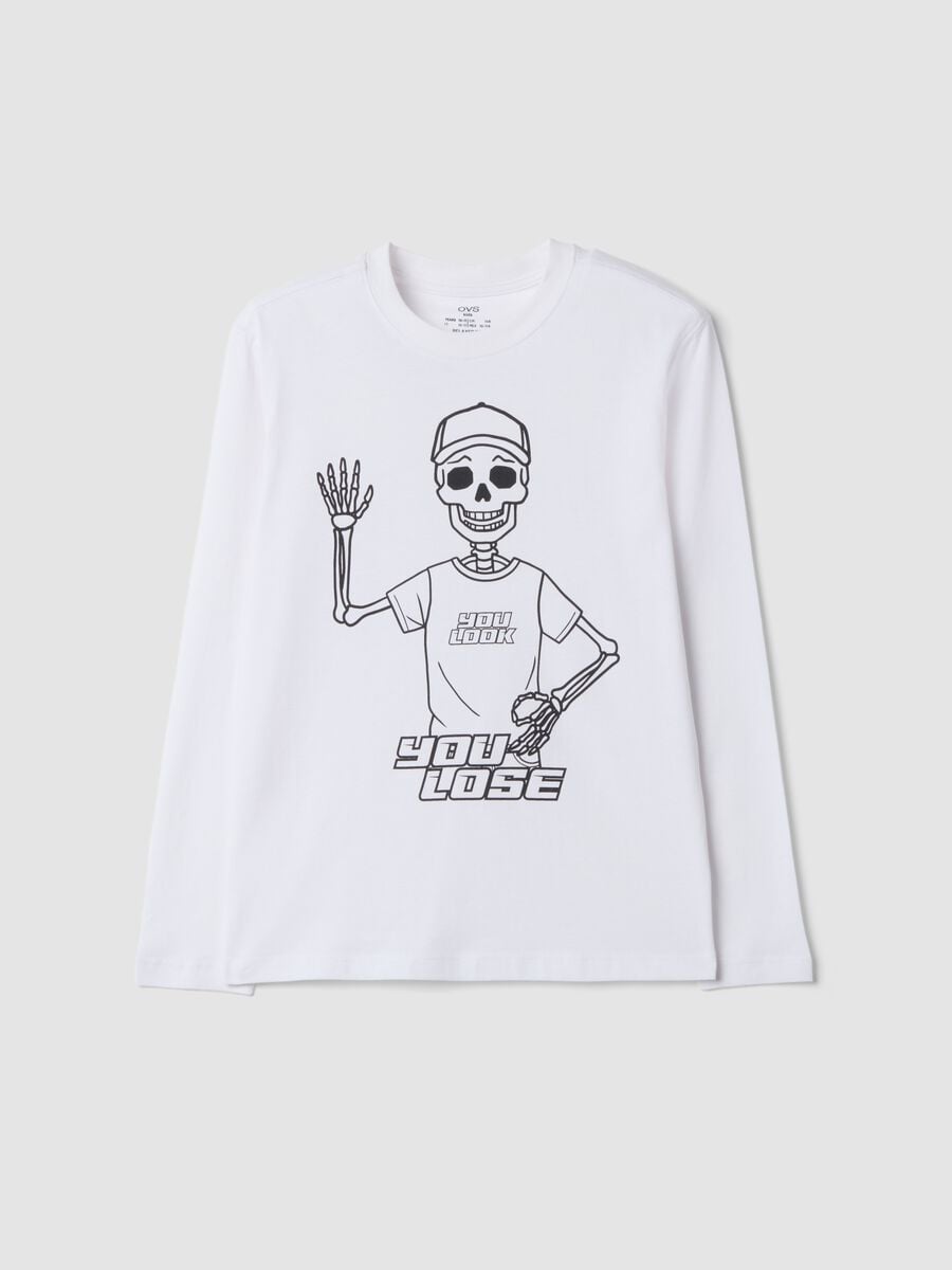 White organic cotton crew-neck T-shirt_0