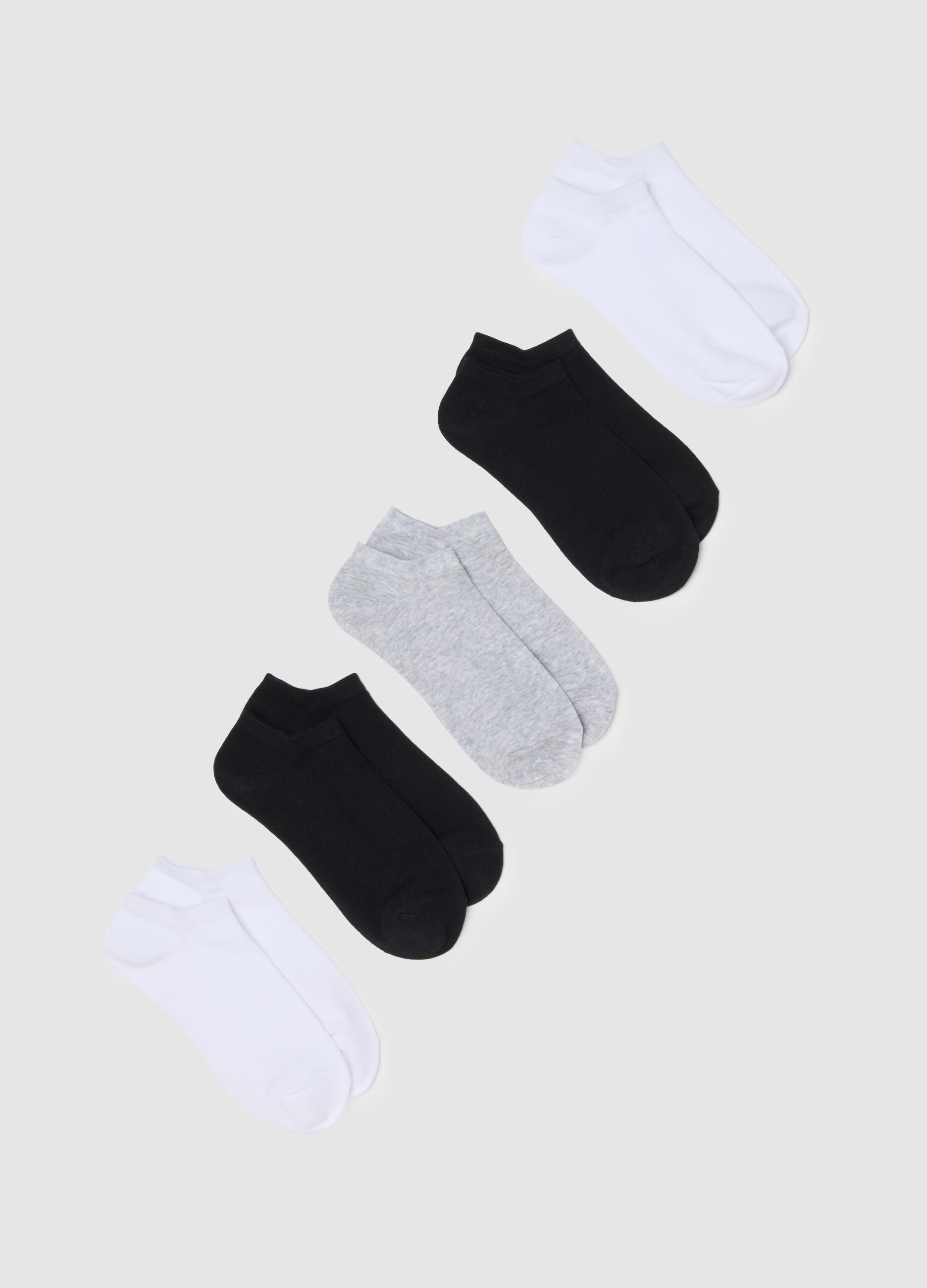 Multipack short multicolour cotton blend socks regular fit