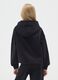 Girls' pure cotton black hoodie_1