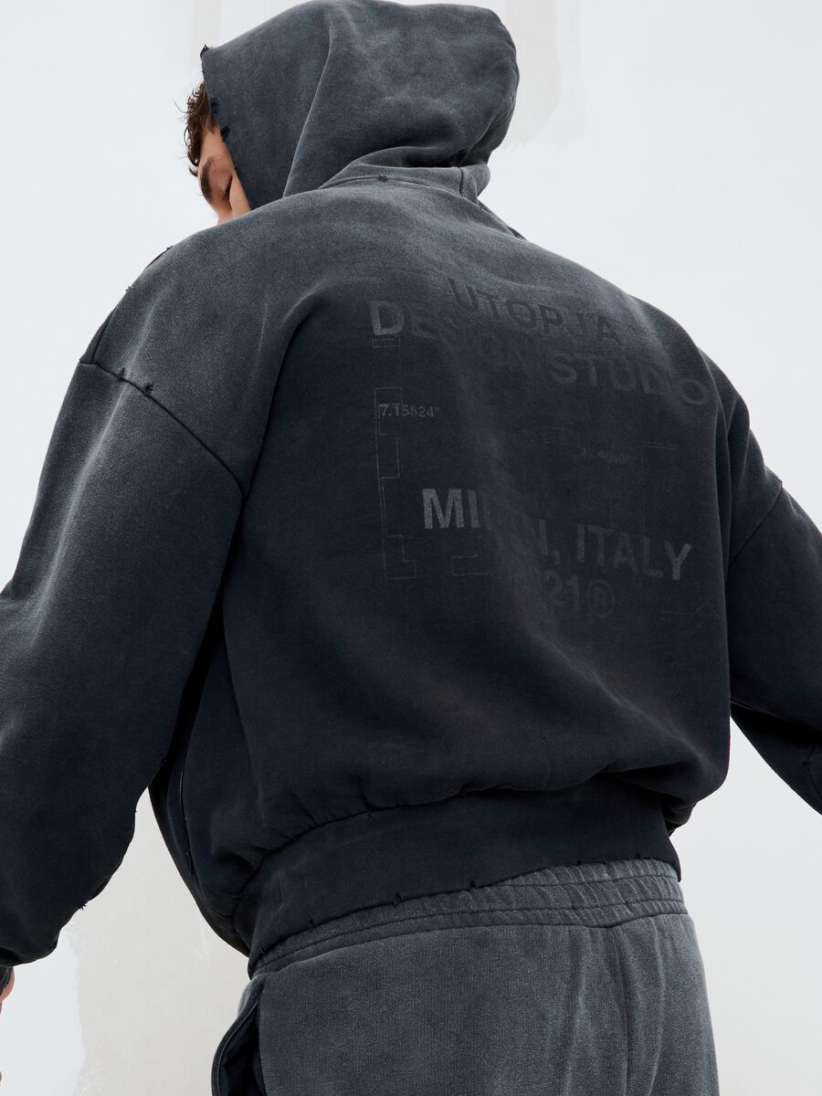 Hoodie Sunfaded Black_2