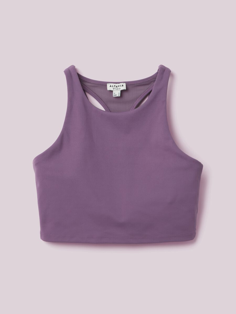 Top Sport Bra in Technical Fabric by ALTAVIA STUDIO_4