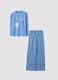 Light blue organic cotton Lilo & Stitch pyjamas for girls_0