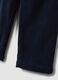 Jogger blu a coste regular fit con vita elasticizzata_3